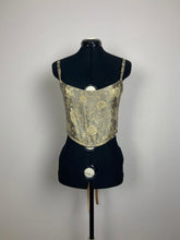 Load image into Gallery viewer, Golden Floral Classic Corset