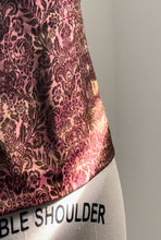 Load image into Gallery viewer, Cranberry Damask Tapestry Top