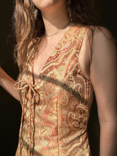 Load image into Gallery viewer, Sale: "Tangerine Sunburst" California Dreamin' Mini Dress