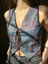 Load image into Gallery viewer, Sale: "Blueberry Bouquet" California Dreamin' Vest