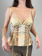 Load image into Gallery viewer, Striped + Yellow Floral Guinevere Top