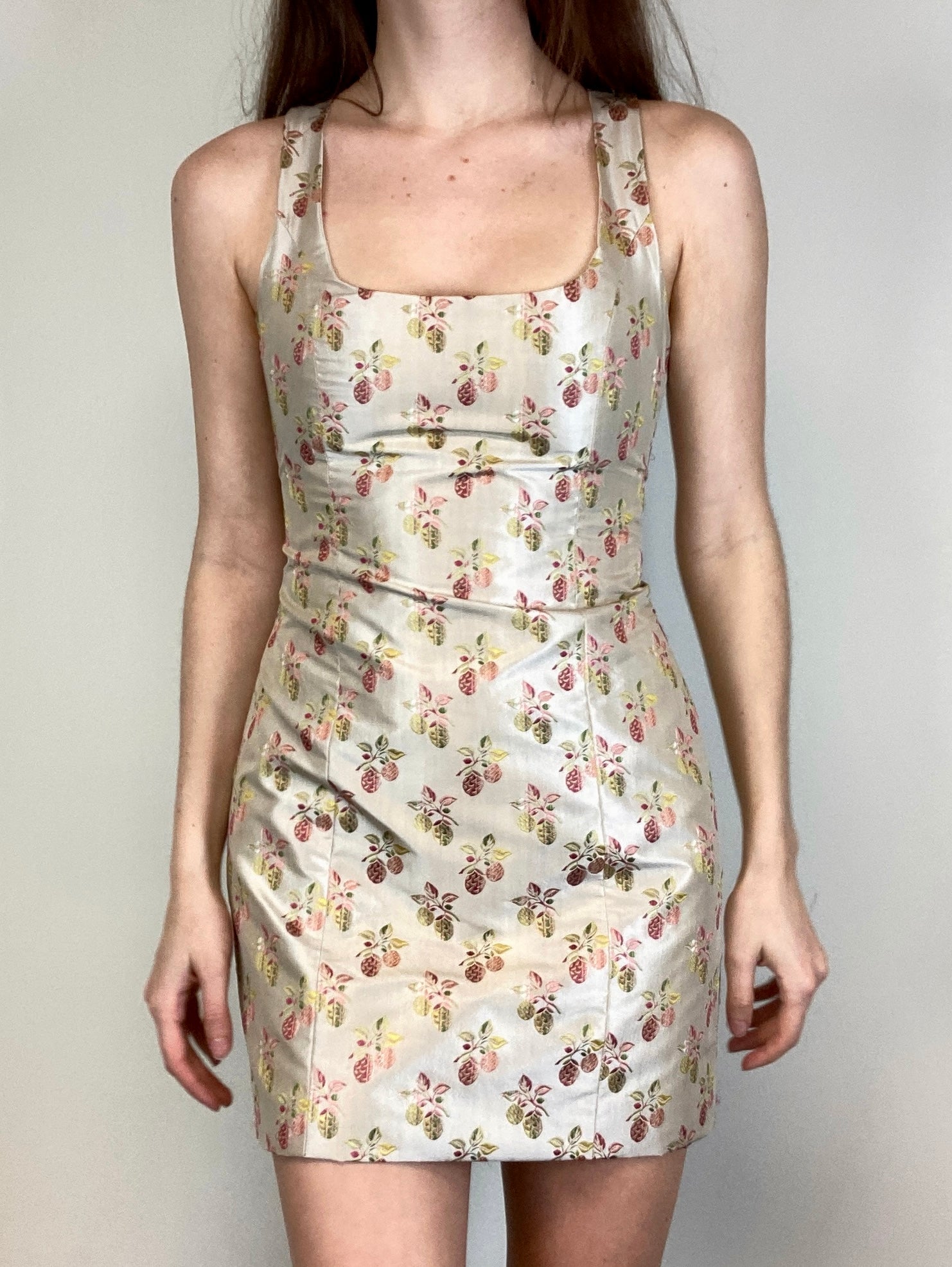 open lace back dress Strawberry Fields Forever Mini Dress – Maya Gunnell