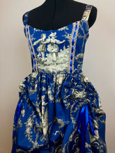 Load image into Gallery viewer, Sale: “Blue Toile” Prairie Dress