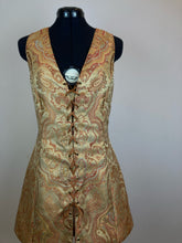 Load image into Gallery viewer, Sale: "Tangerine Sunburst" California Dreamin' Mini Dress