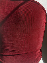 Load image into Gallery viewer, Triangle Top in Red + Black