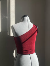 Load image into Gallery viewer, Triangle Top in Red + Black