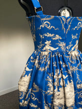Load image into Gallery viewer, Blue Toile Prairie Dress
