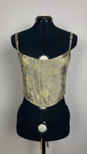 Load image into Gallery viewer, Golden Floral Classic Corset
