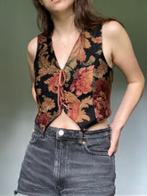 Load image into Gallery viewer, &quot;Floral Tapestry&quot; California Dreamin&#39; Vest
