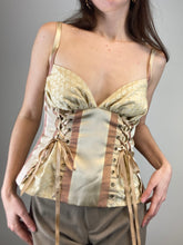 Load image into Gallery viewer, Striped + Yellow Floral Guinevere Top
