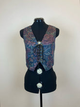 Load image into Gallery viewer, Sale: &quot;Blueberry Bouquet&quot; California Dreamin&#39; Vest
