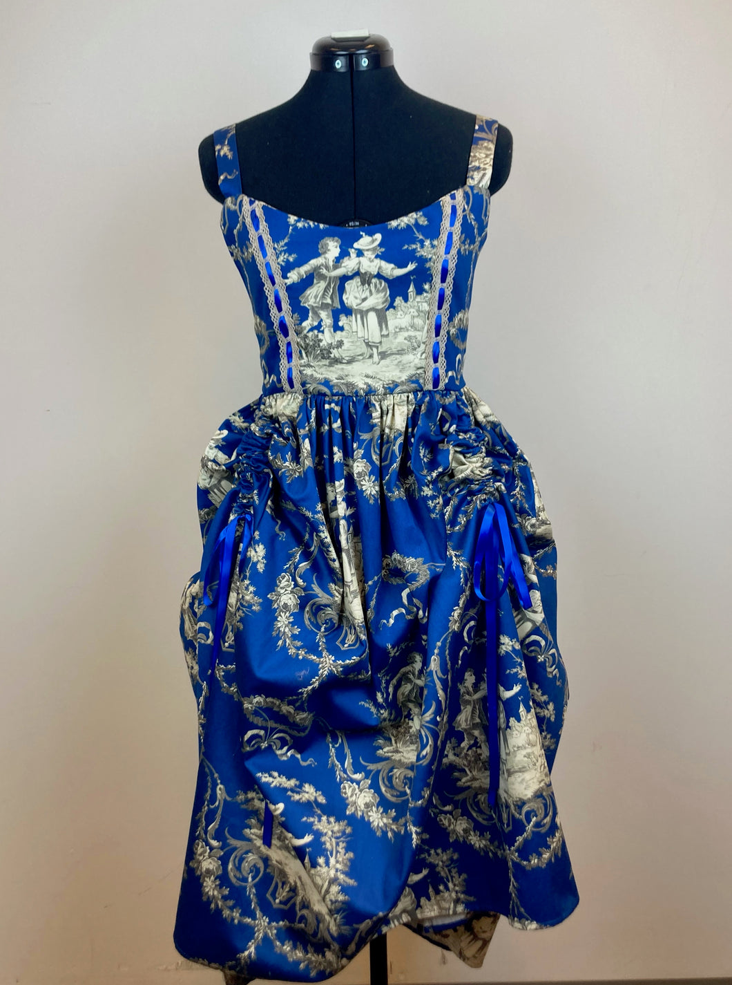 Sale: “Blue Toile” Prairie Dress