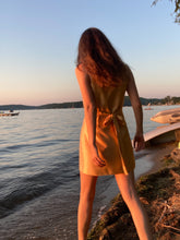 Load image into Gallery viewer, &quot;Heart of Gold&quot; California Dreamin&#39; Mini Dress
