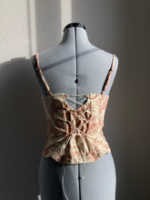 Load image into Gallery viewer, Sale: Bloom Bustier in Brick Toile
