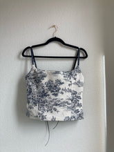 Load image into Gallery viewer, Sale: Bloom Bustier in Black Toile
