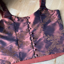 Load image into Gallery viewer, Sale: Bustier in Burnt Orange Taffeta
